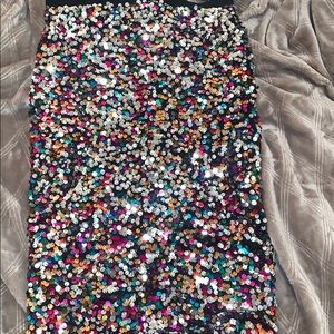 Sequins Pencil Skirt